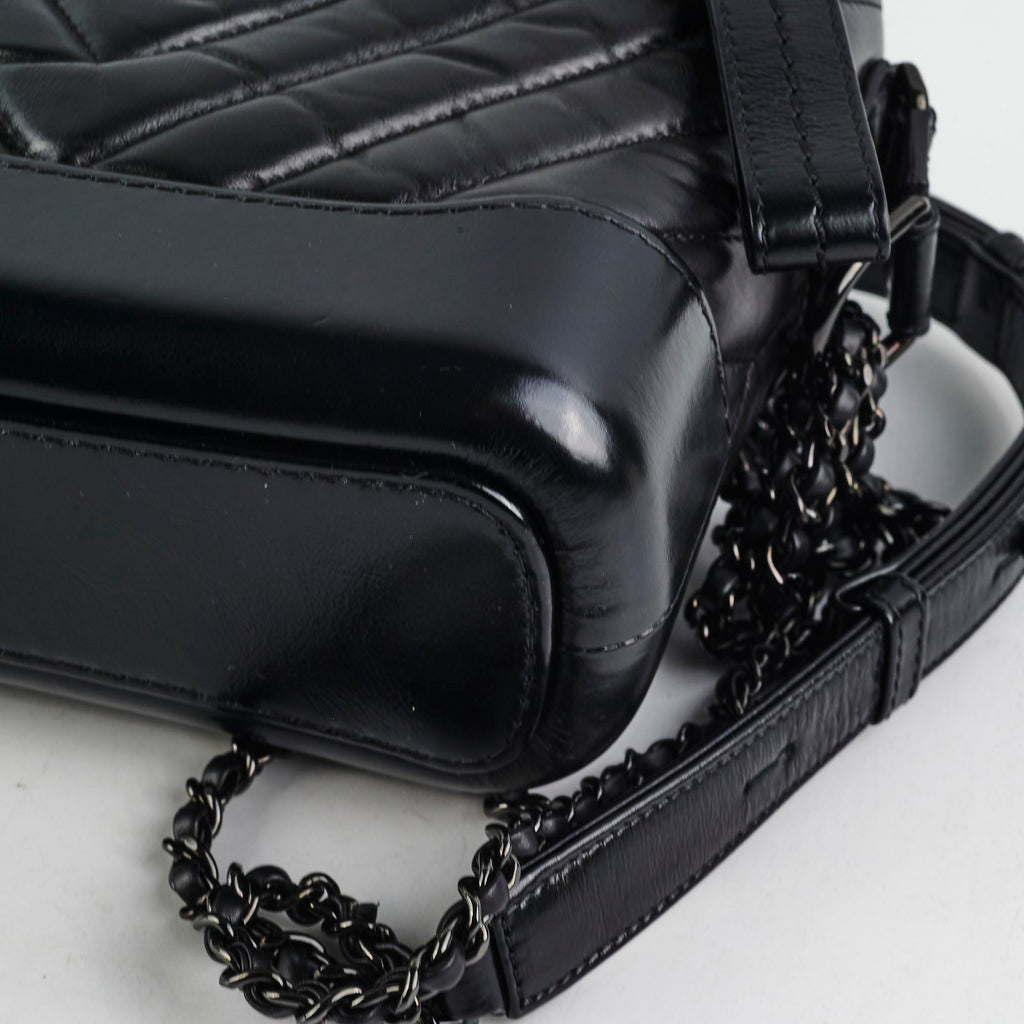 Chanel Small Gabriel Calfskin Black