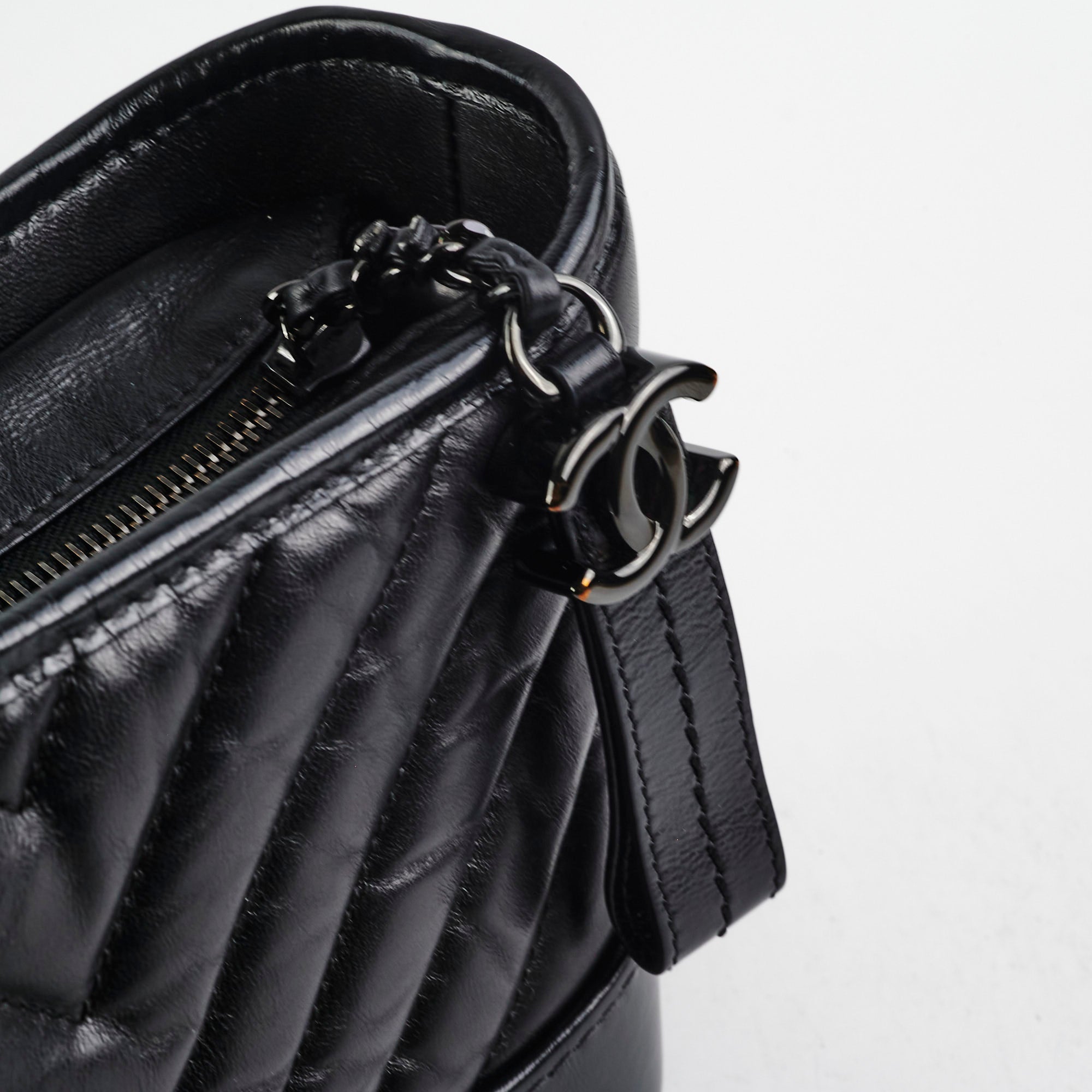 Chanel Small Gabriel Calfskin Black