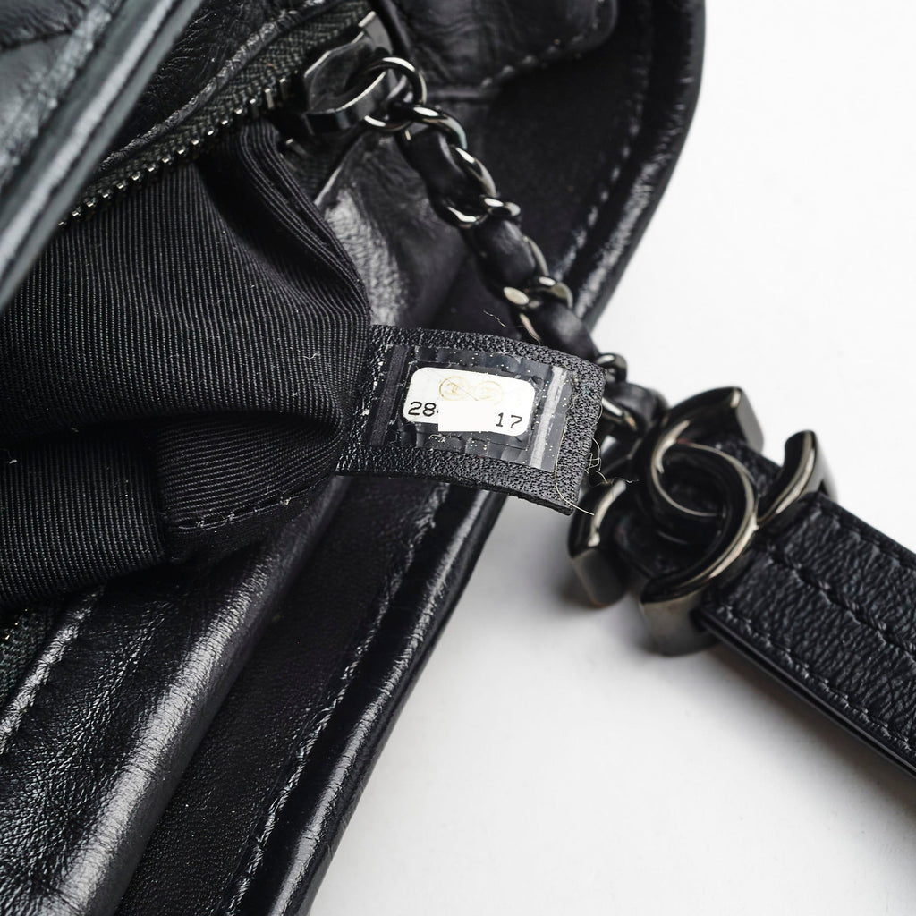 Chanel Small Gabriel Calfskin Black