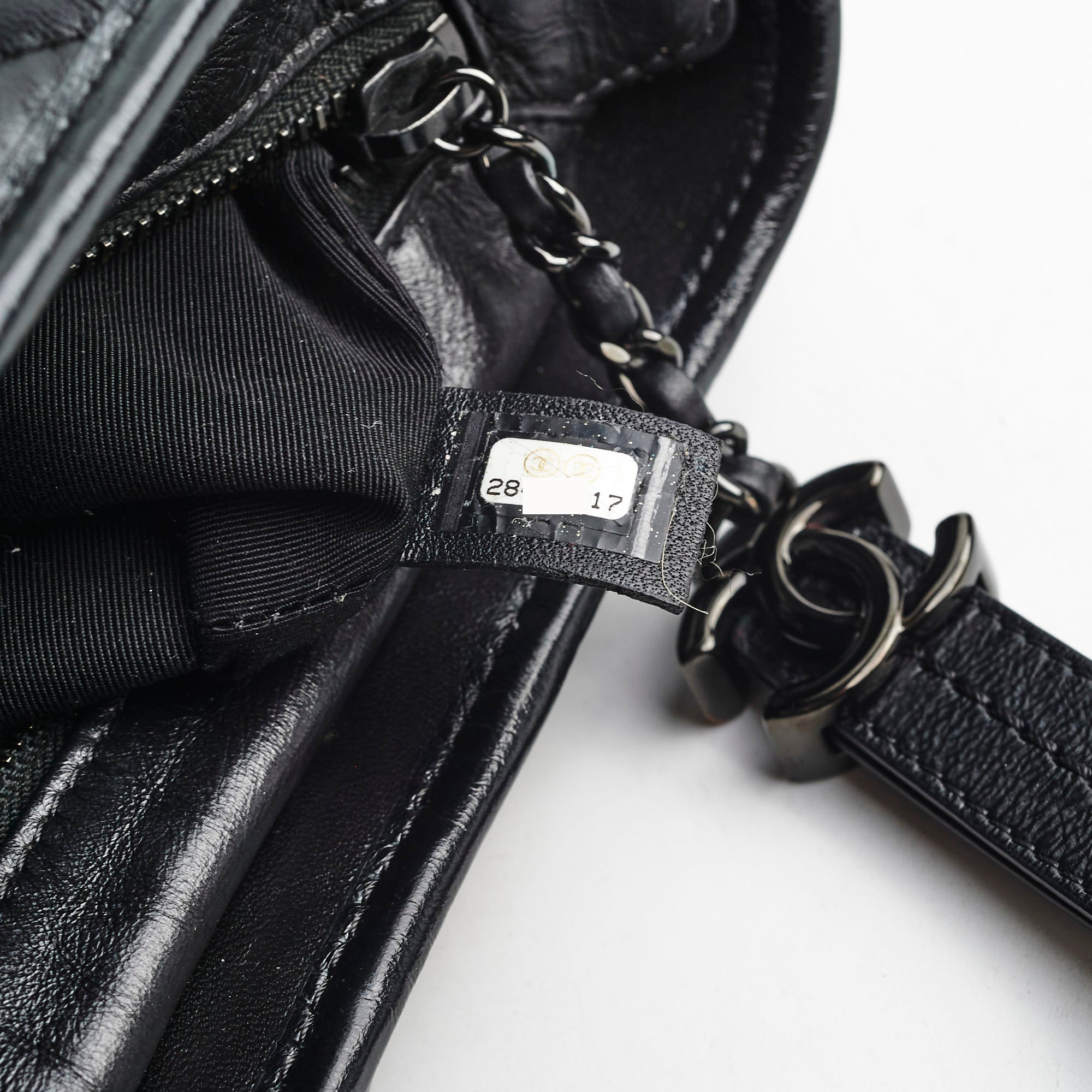 Chanel Small Gabriel Calfskin Black