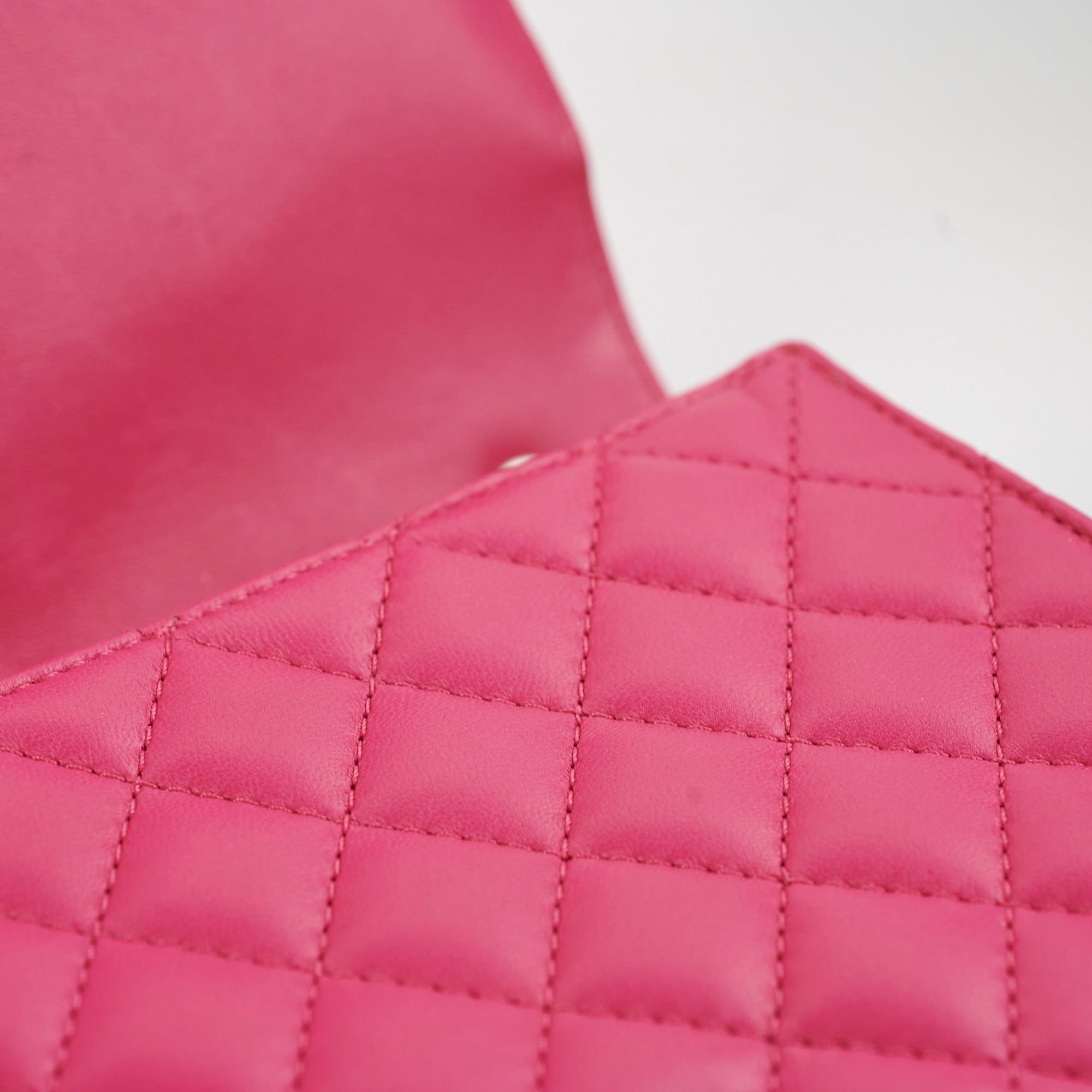 Chanel Lambskin Leather Kiss-Lock Pocket Crossbody Bag Pink