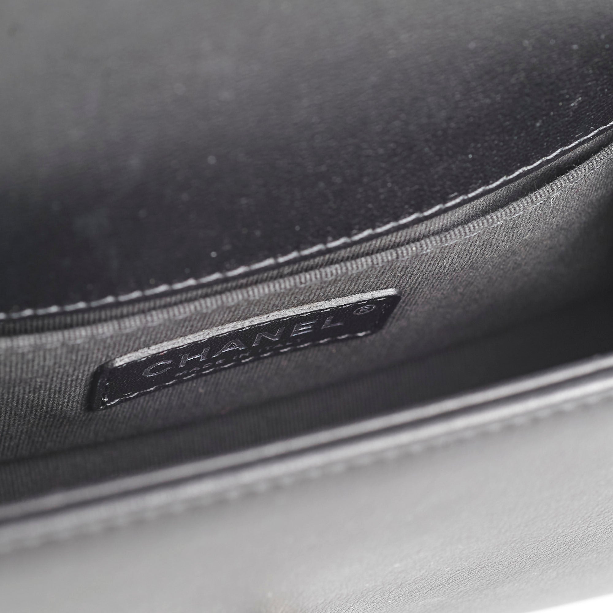 Chanel Small Boy Lambskin Black