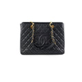 Chanel Grand Shopping Tote GST Caviar Black Tote