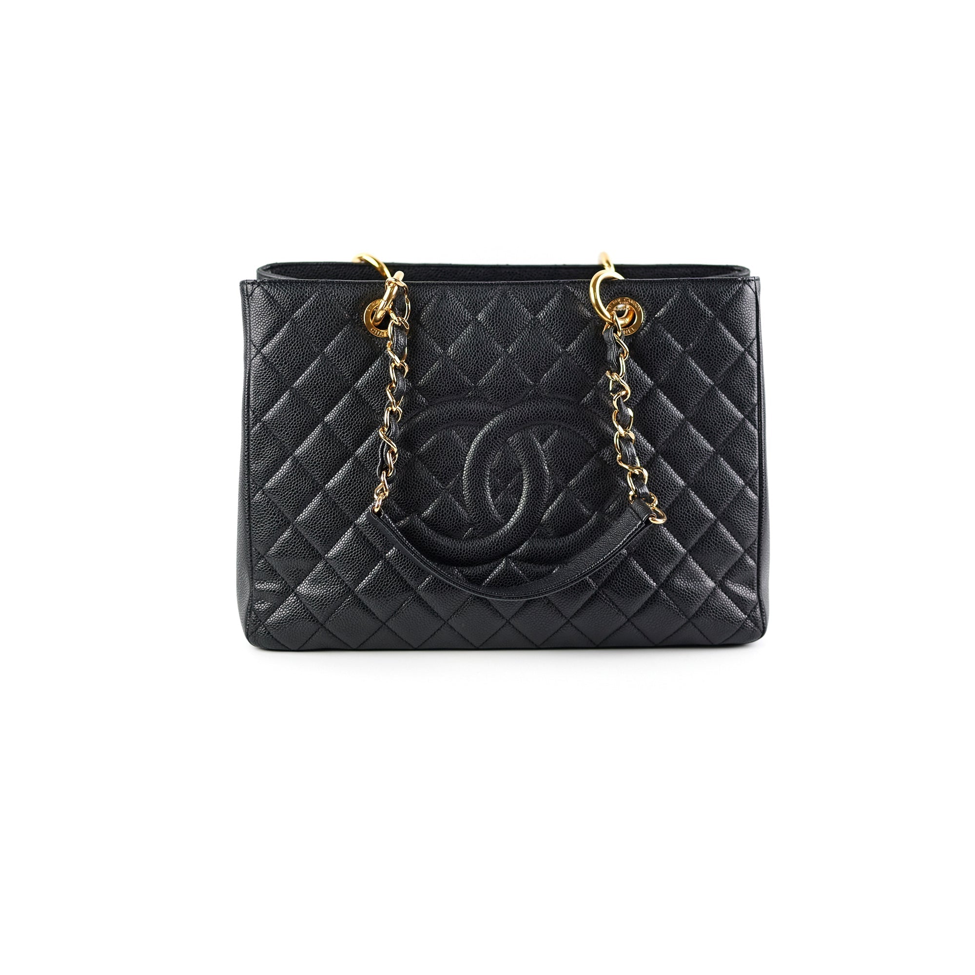 Chanel Grand Shopping Tote GST Caviar Black Tote
