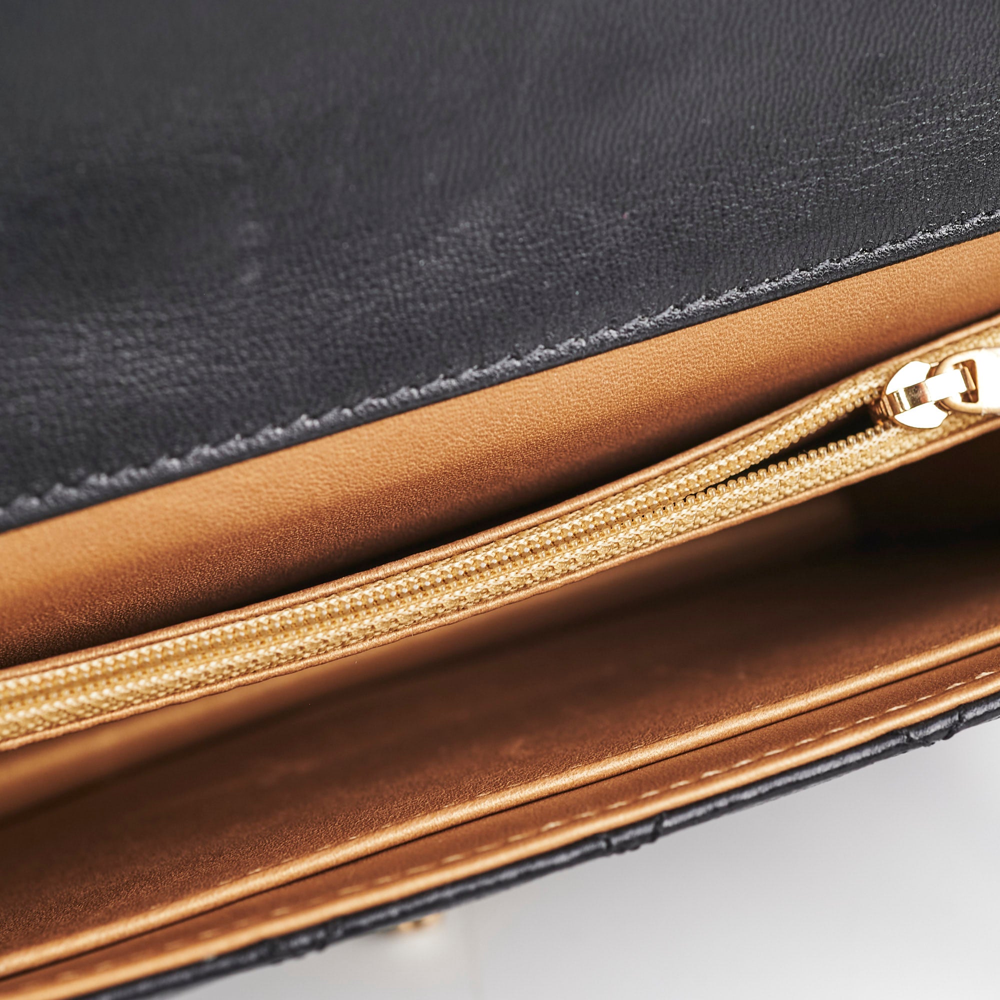 Chanel Pearl Flap Black