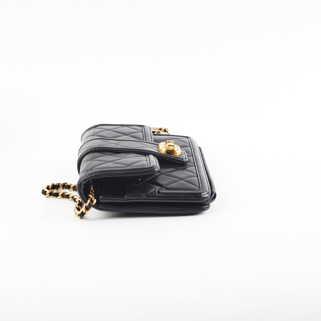 Chanel Elegant Woc Lambskin Black