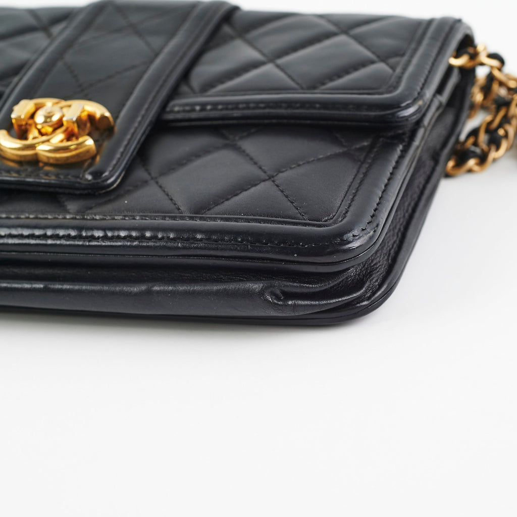Chanel Elegant Woc Lambskin Black