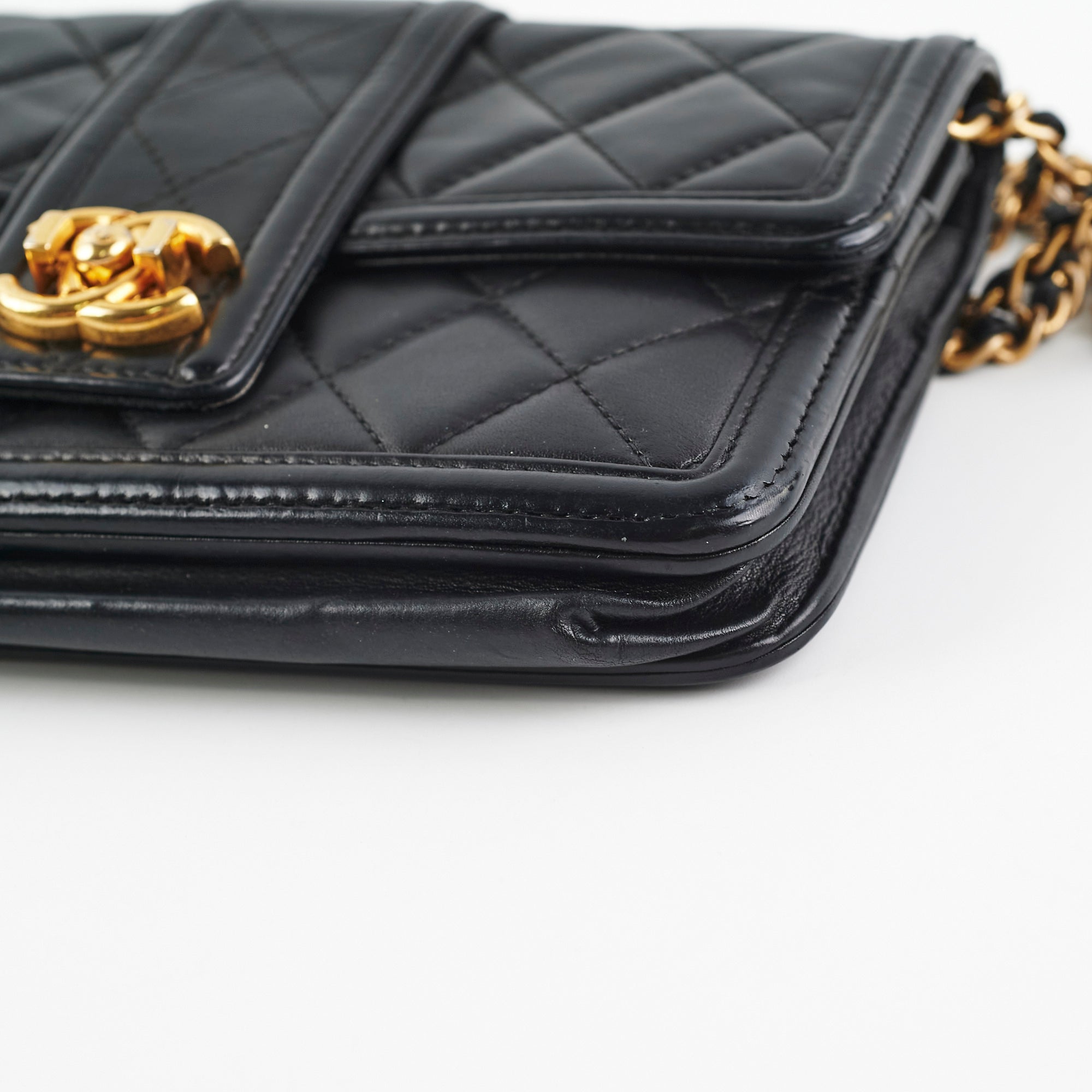 Chanel Elegant Woc Lambskin Black