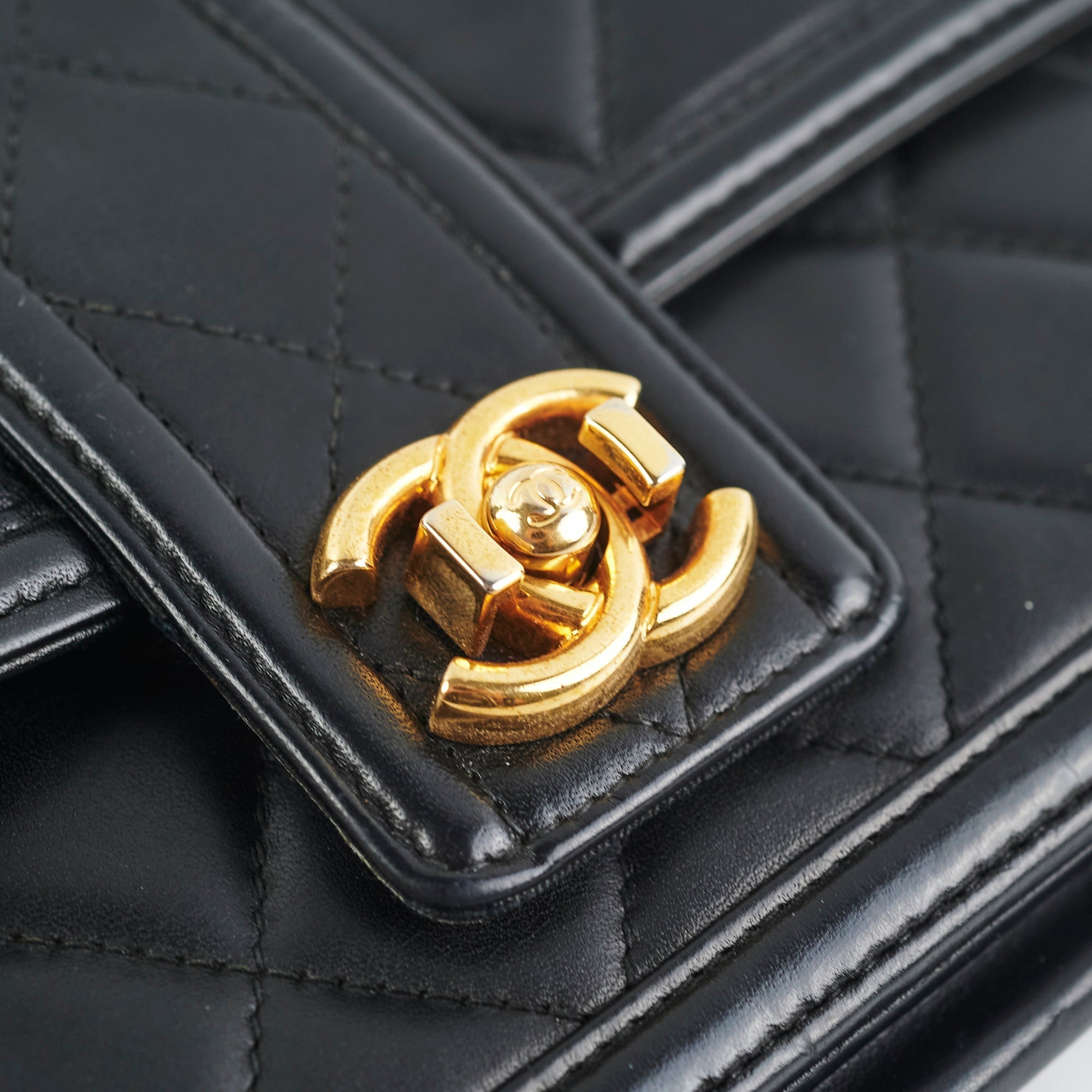 Chanel Elegant Woc Lambskin Black