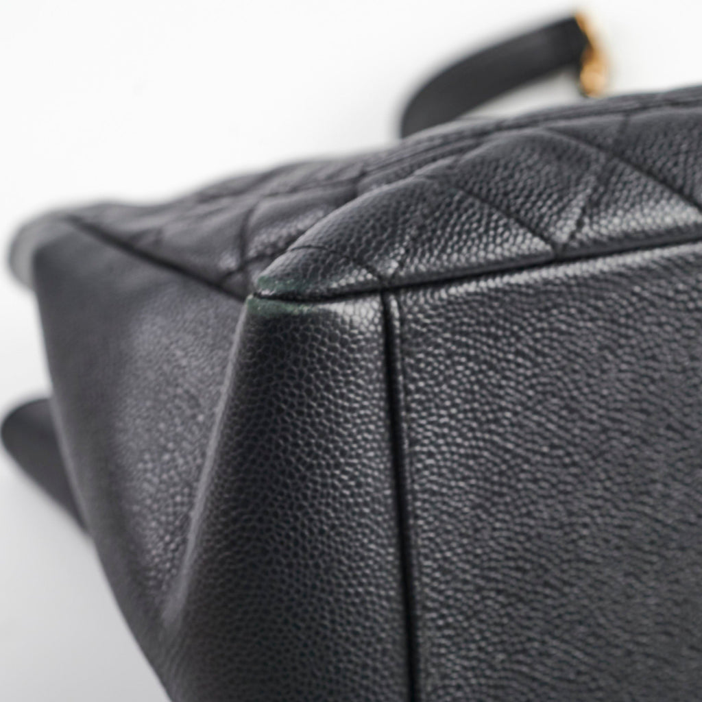 Chanel Caviar GST Grand Shopping Tote Black