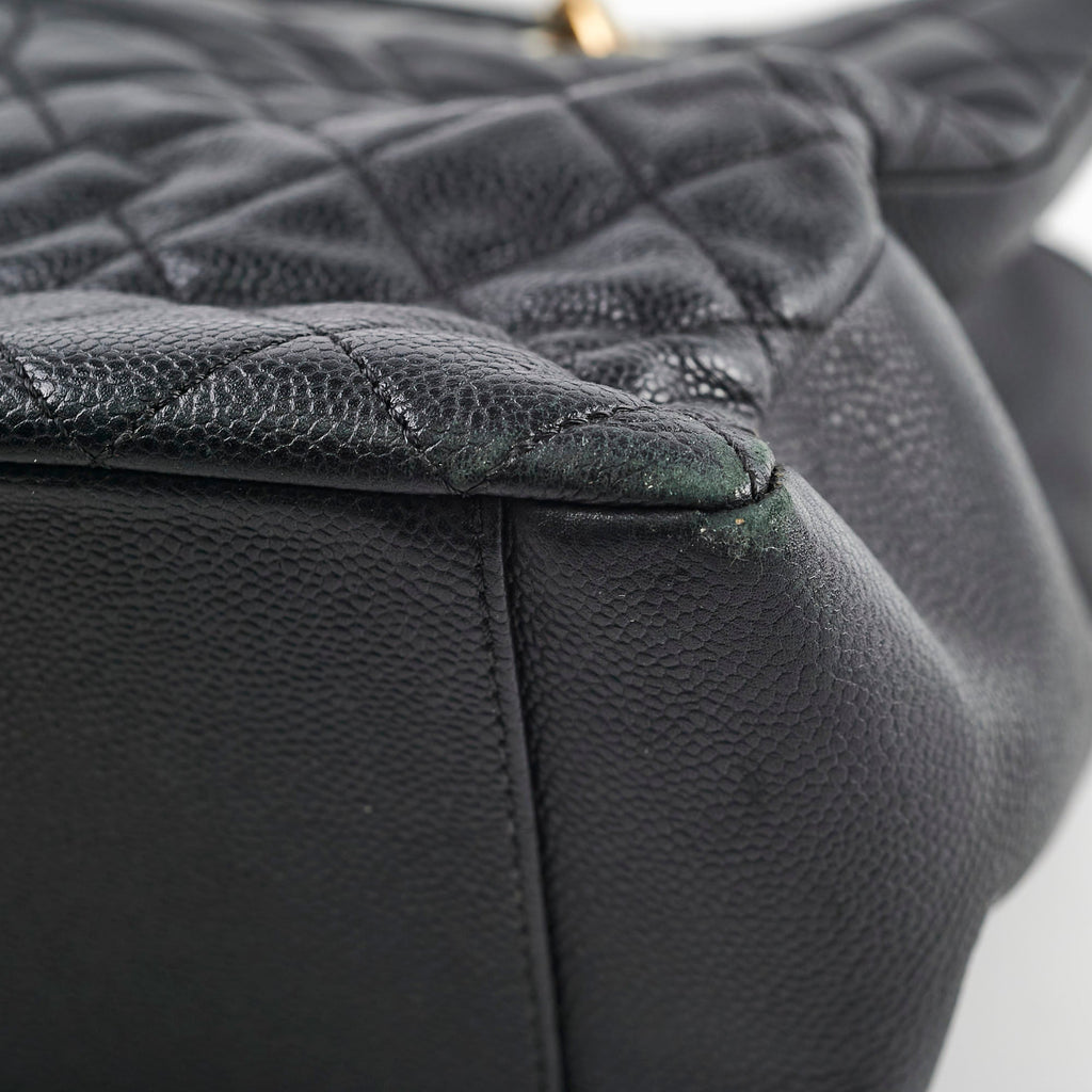 Chanel Caviar GST Grand Shopping Tote Black