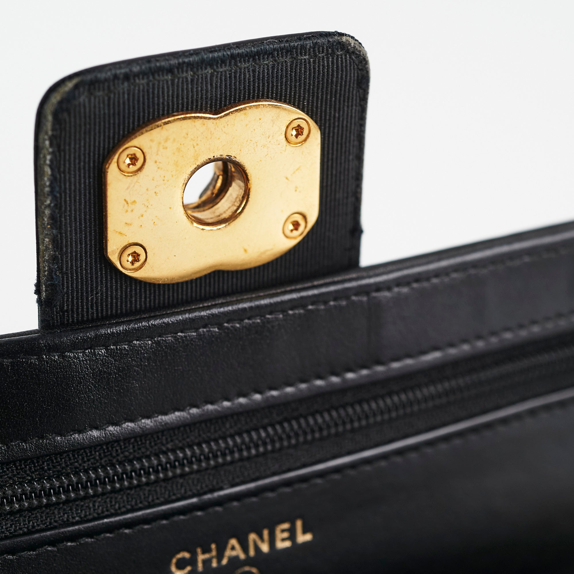 Chanel Elegant Woc Lambskin Black
