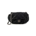 Chanel Black Matelasse Chain Shoulder Bag