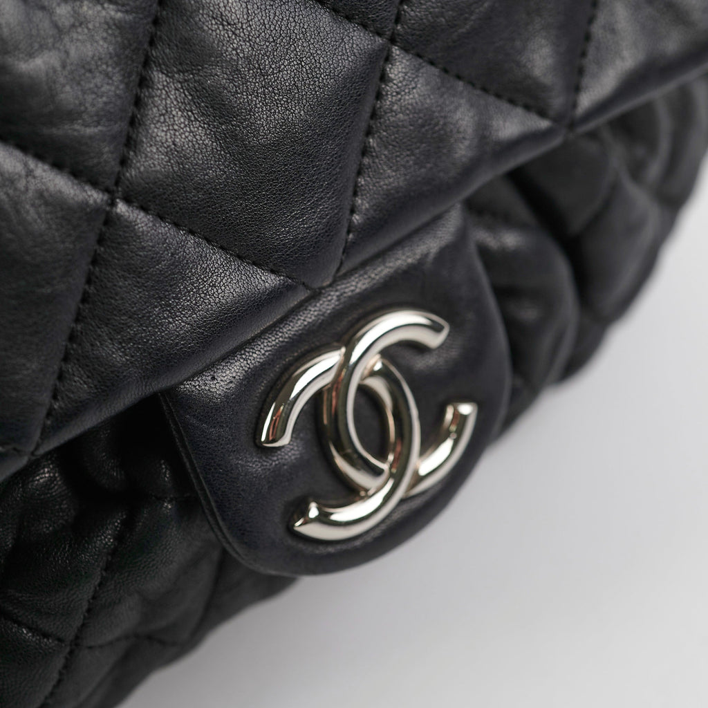 Chanel Black Matelasse Chain Shoulder Bag