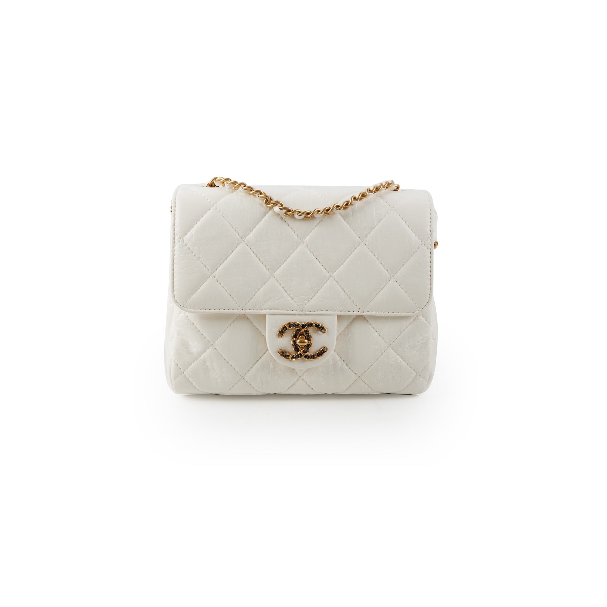 Chanel Seasonal Flap Lambskin White