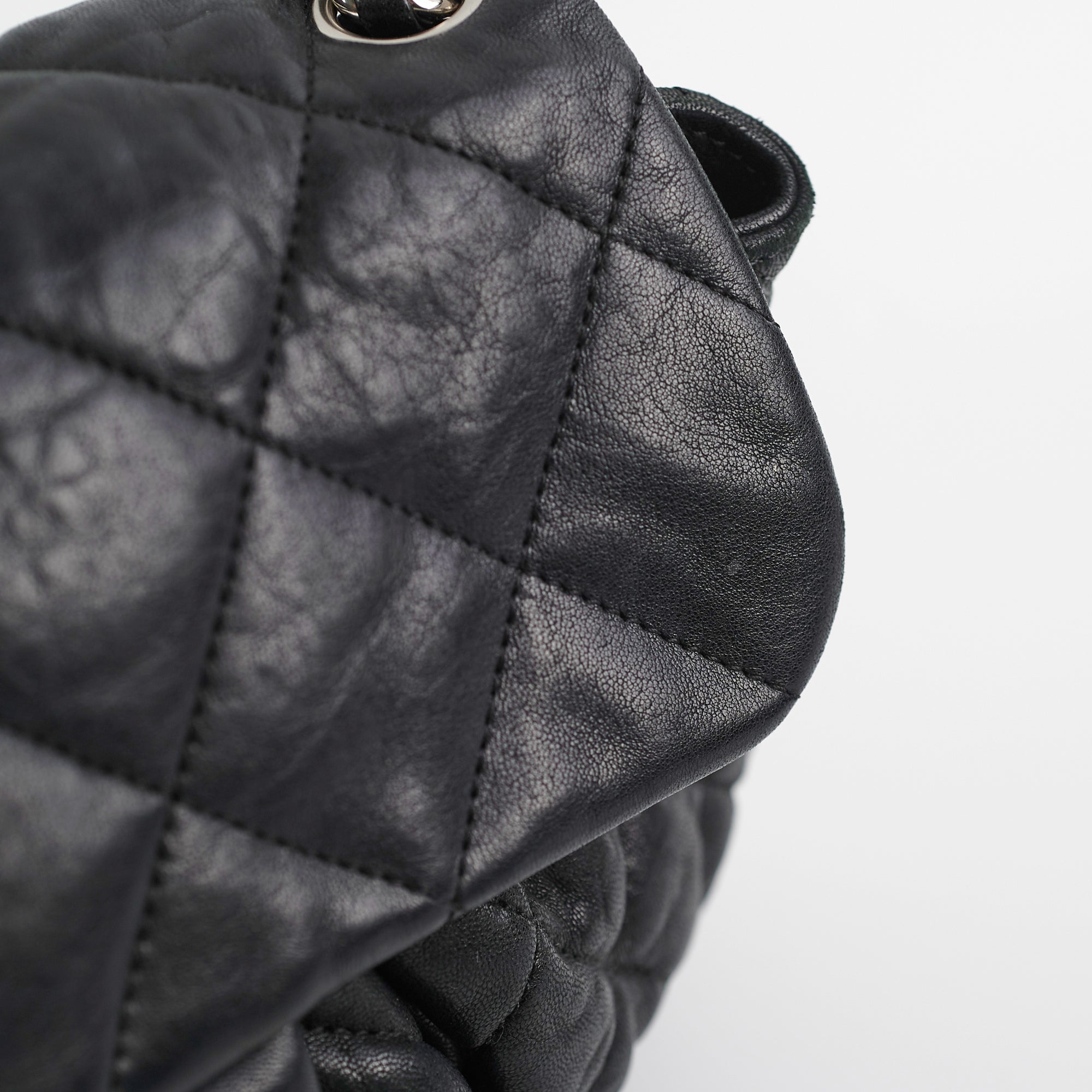 Chanel Black Matelasse Chain Shoulder Bag