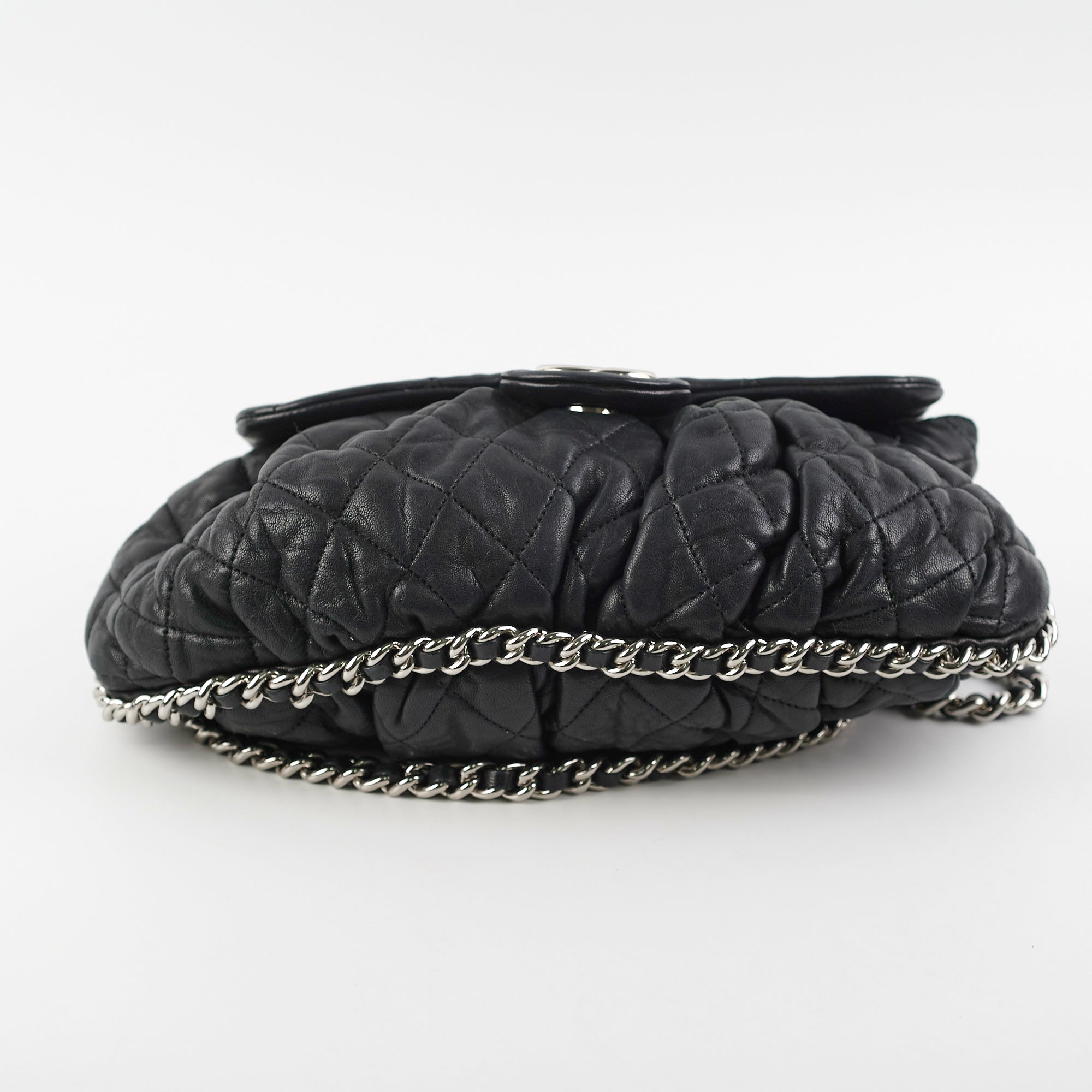 Chanel Black Matelasse Chain Shoulder Bag
