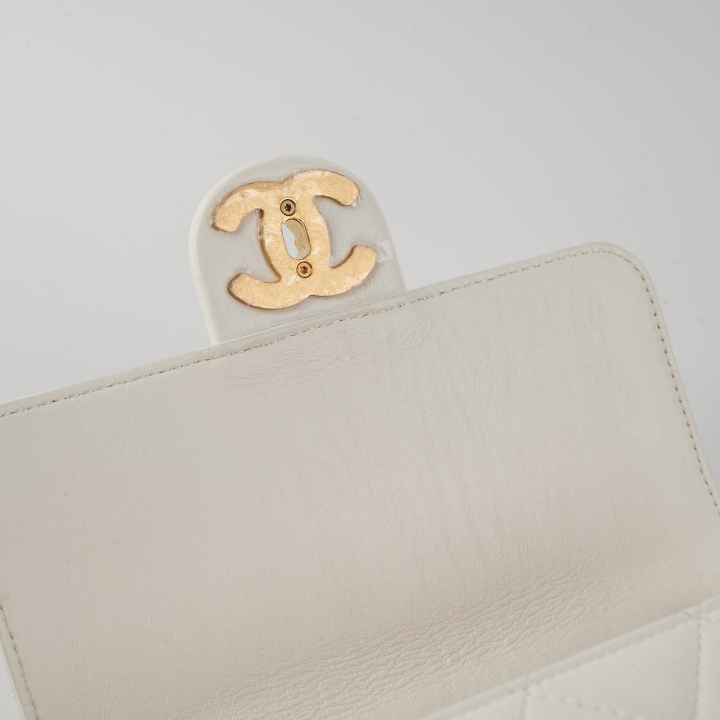 Chanel Seasonal Flap Lambskin White