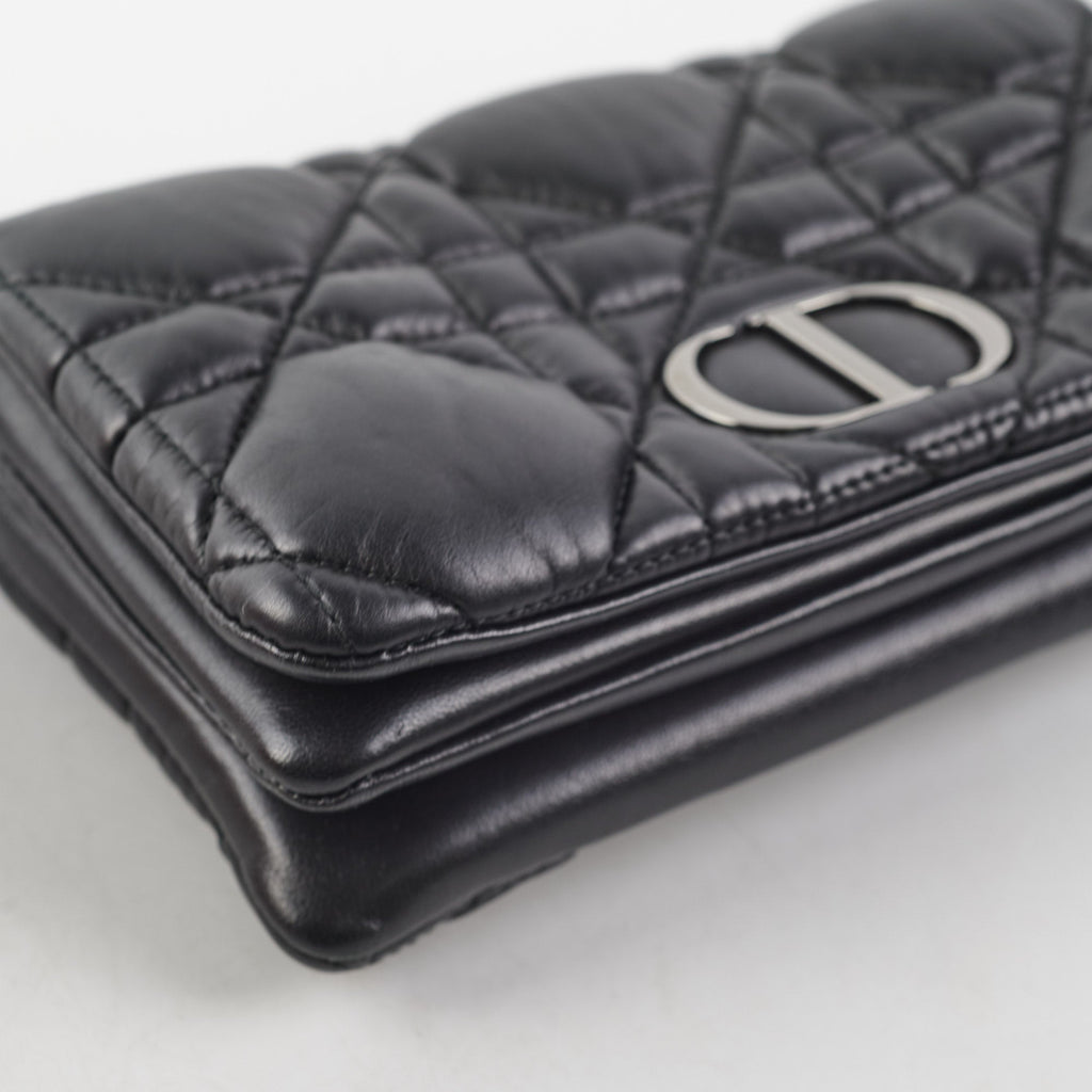 Dior Caro Macrocannage Mini So Black
