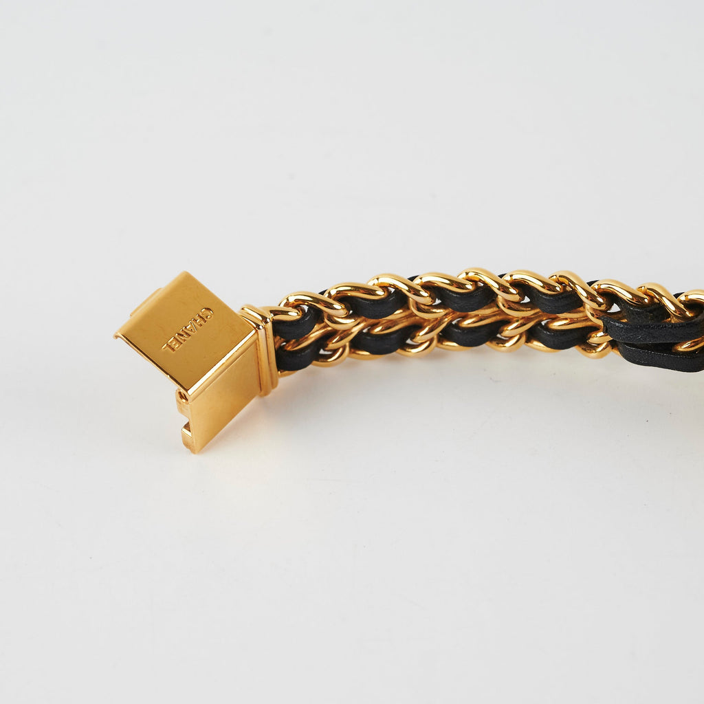 Chanel Premier Large Black/ Gold Watch