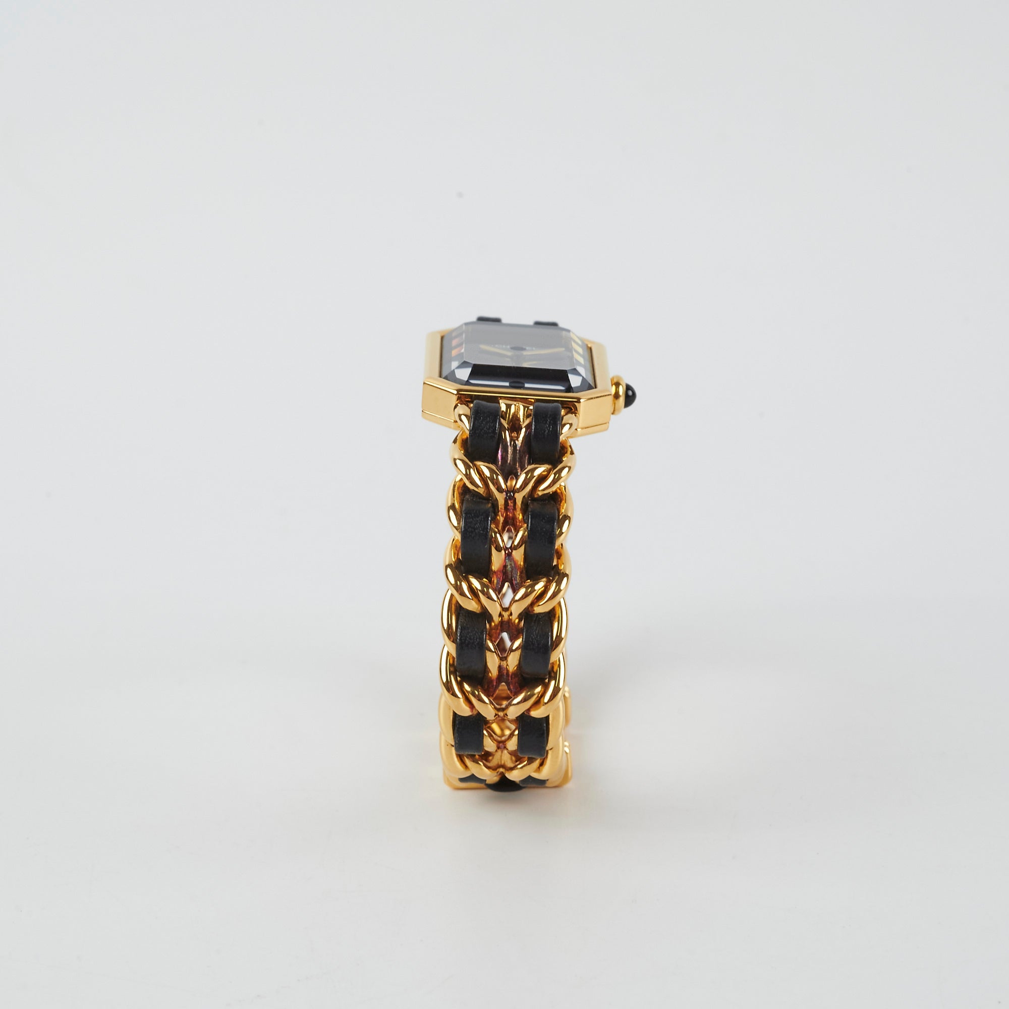 Chanel Premier Medium Black/Gold Watch
