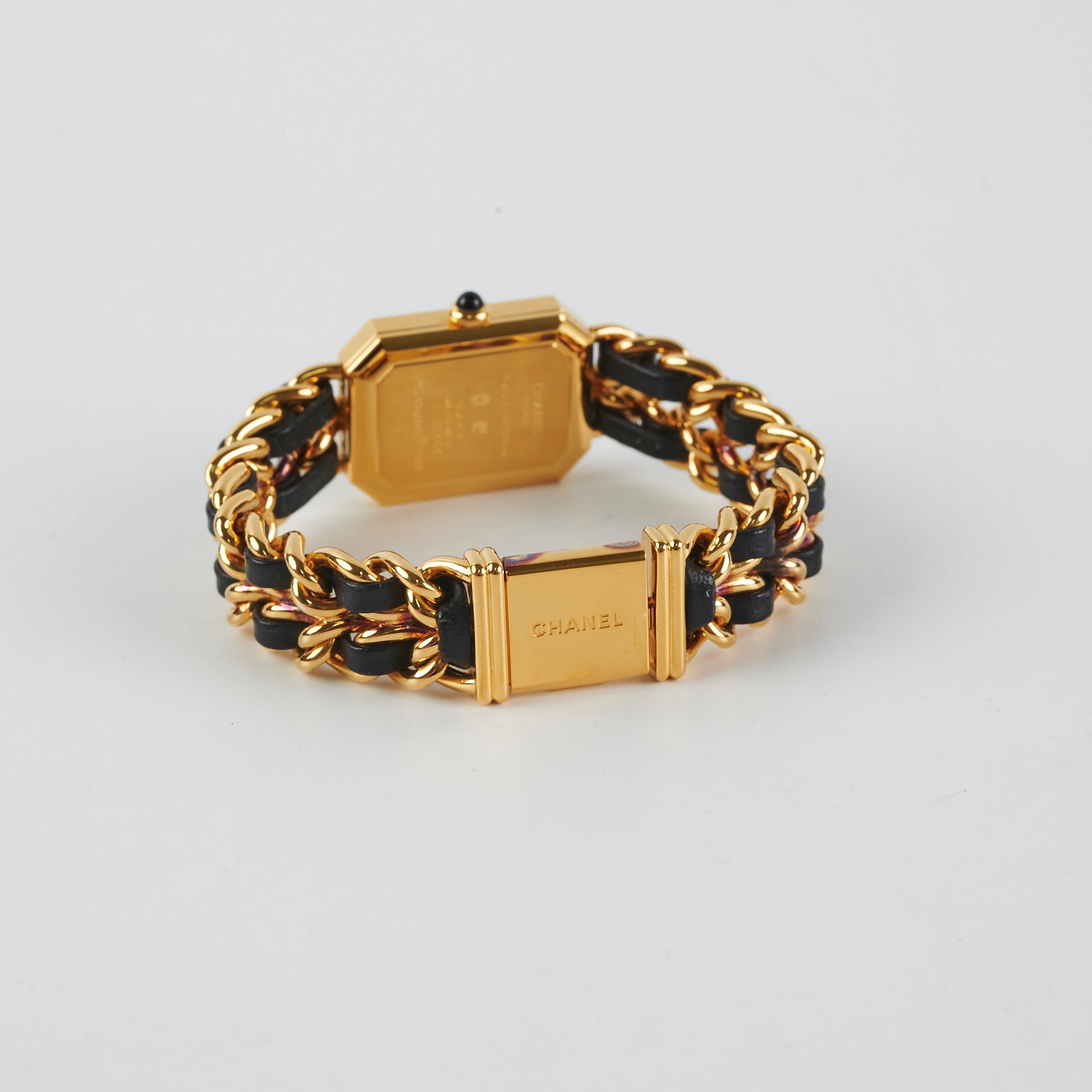 Chanel Premier Medium Black/Gold Watch