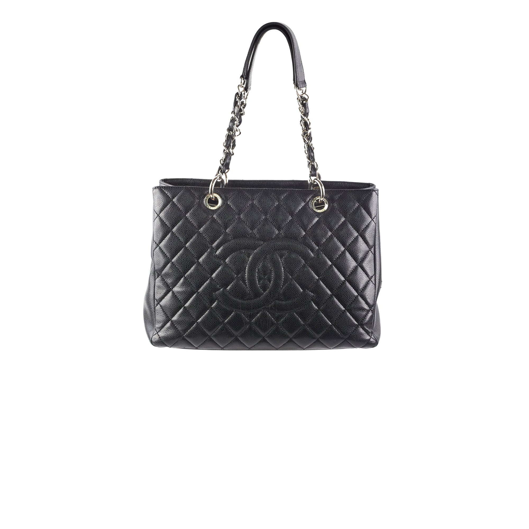 Chanel Grand Shopping Tote GST Black Shoulder Bag