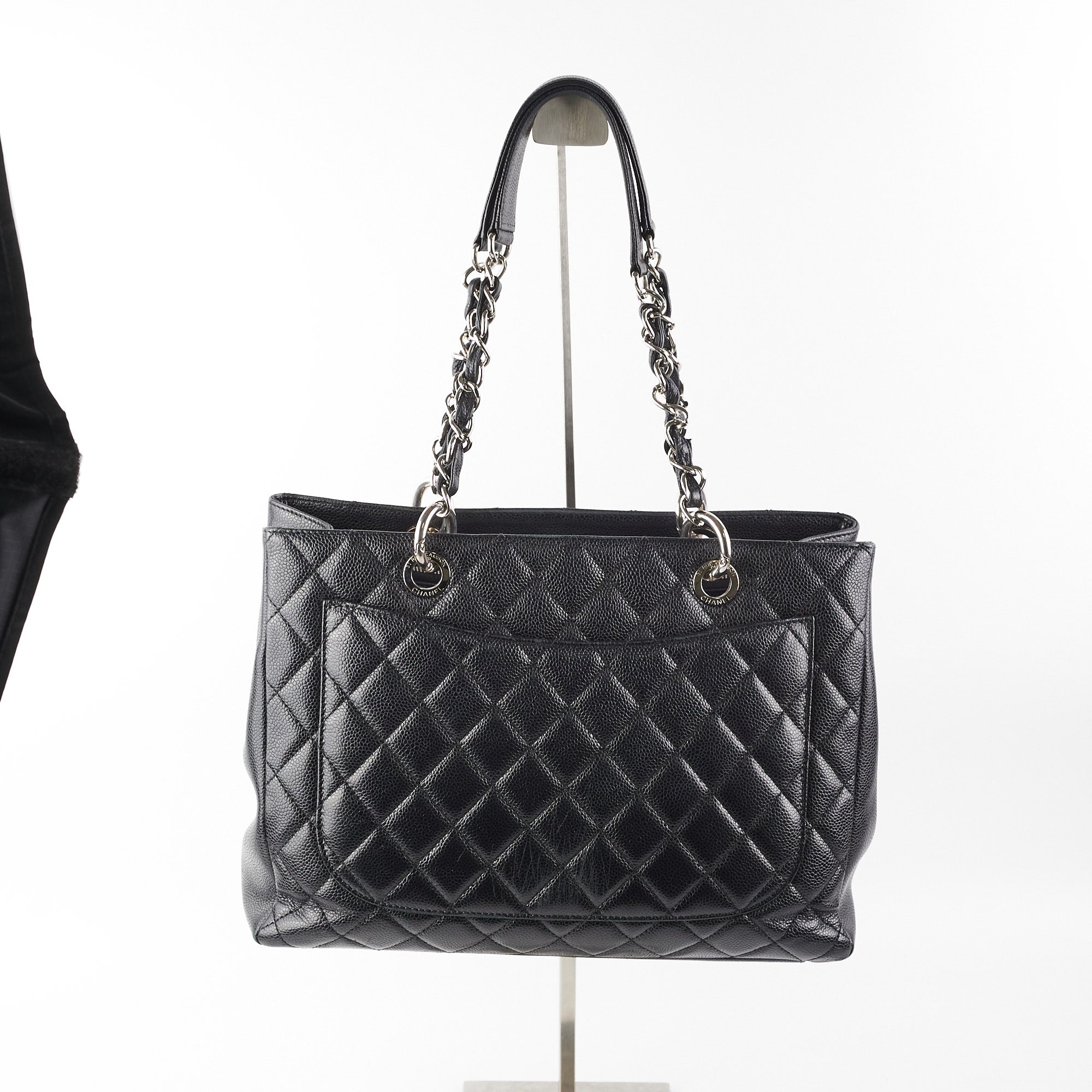Chanel Grand Shopping Tote GST Black Shoulder Bag