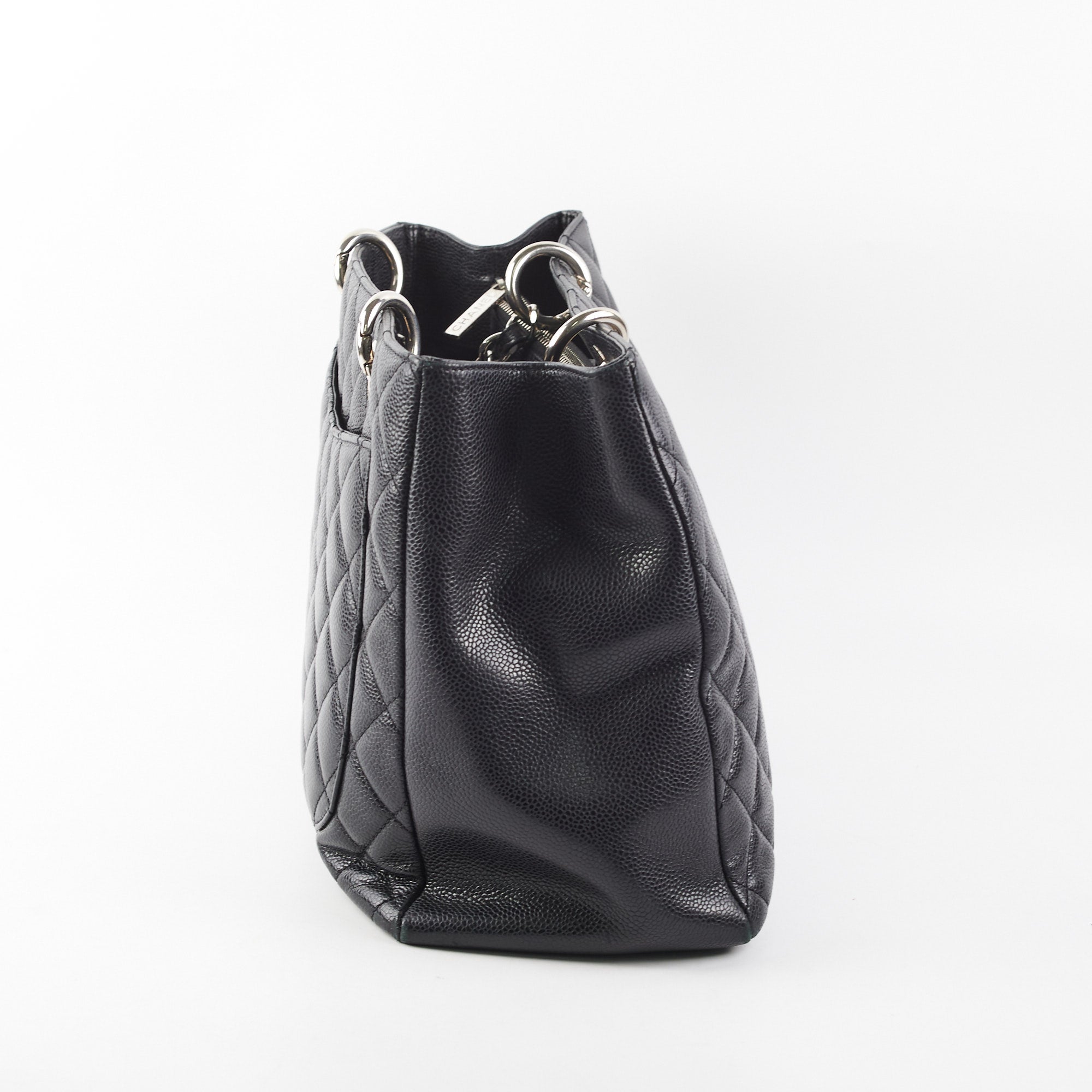 Chanel Grand Shopping Tote GST Black Shoulder Bag