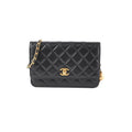 Chanel Lambskin Pearl Crush Woc Black (Microchip)