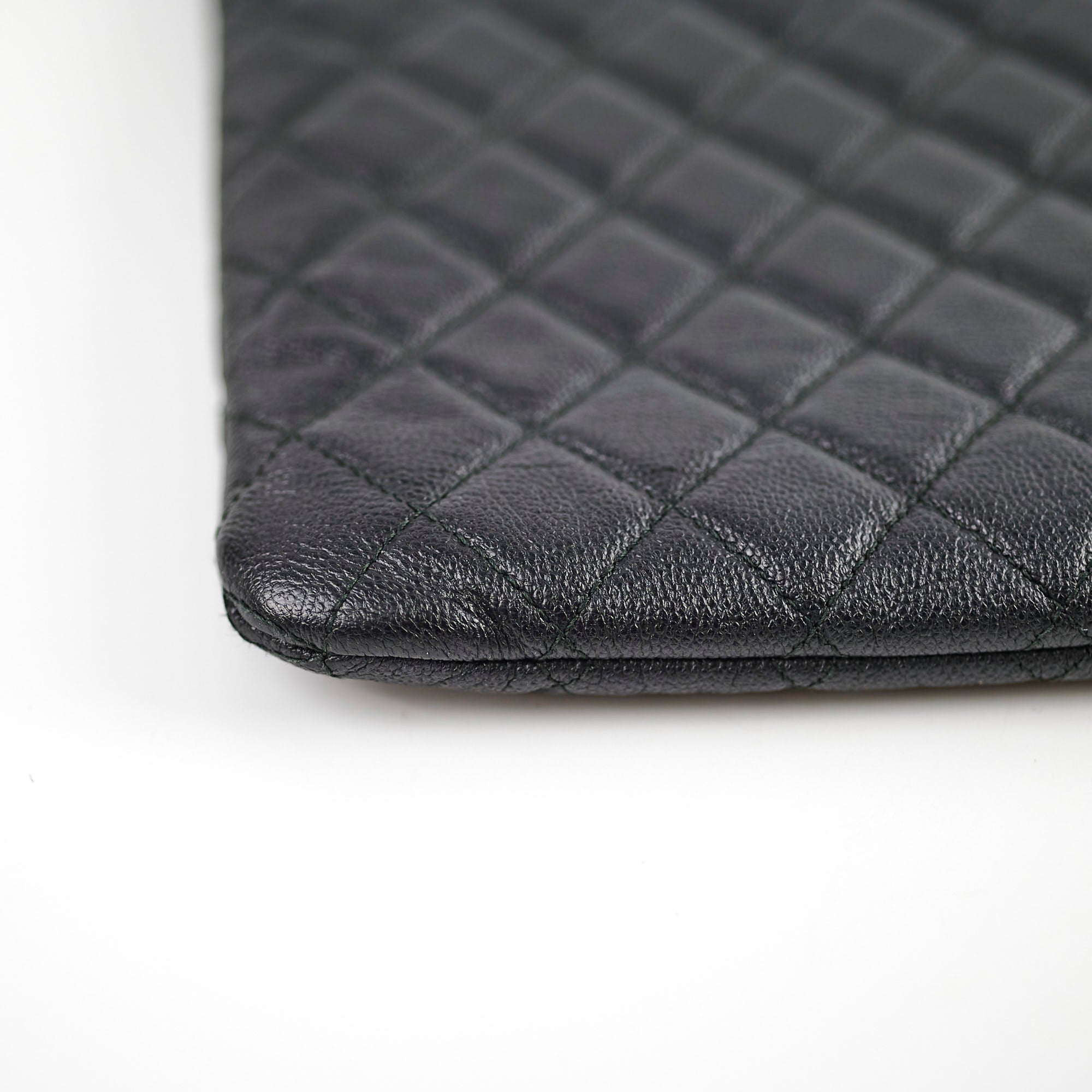 Chanel Boy Caviar Large O-Case Black