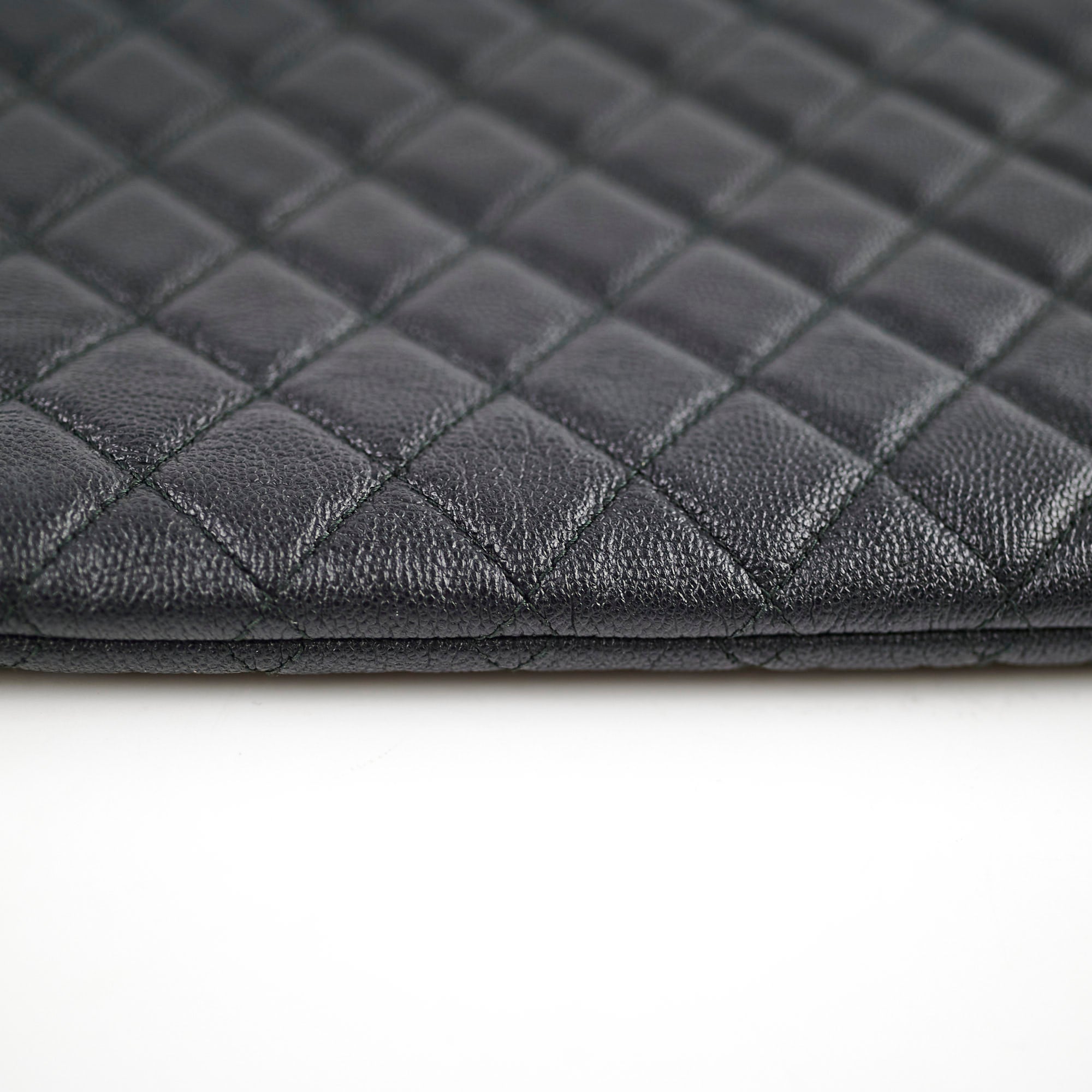 Chanel Boy Caviar Large O-Case Black