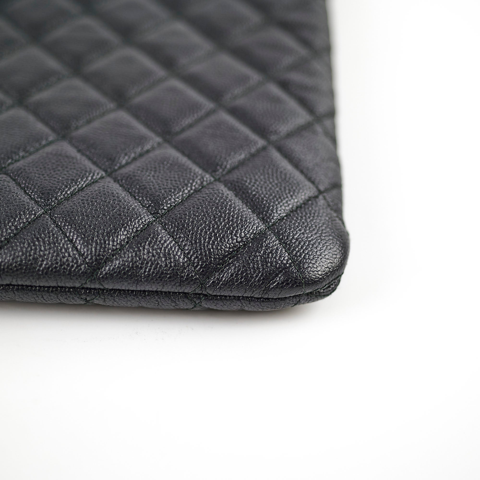Chanel Boy Caviar Large O-Case Black