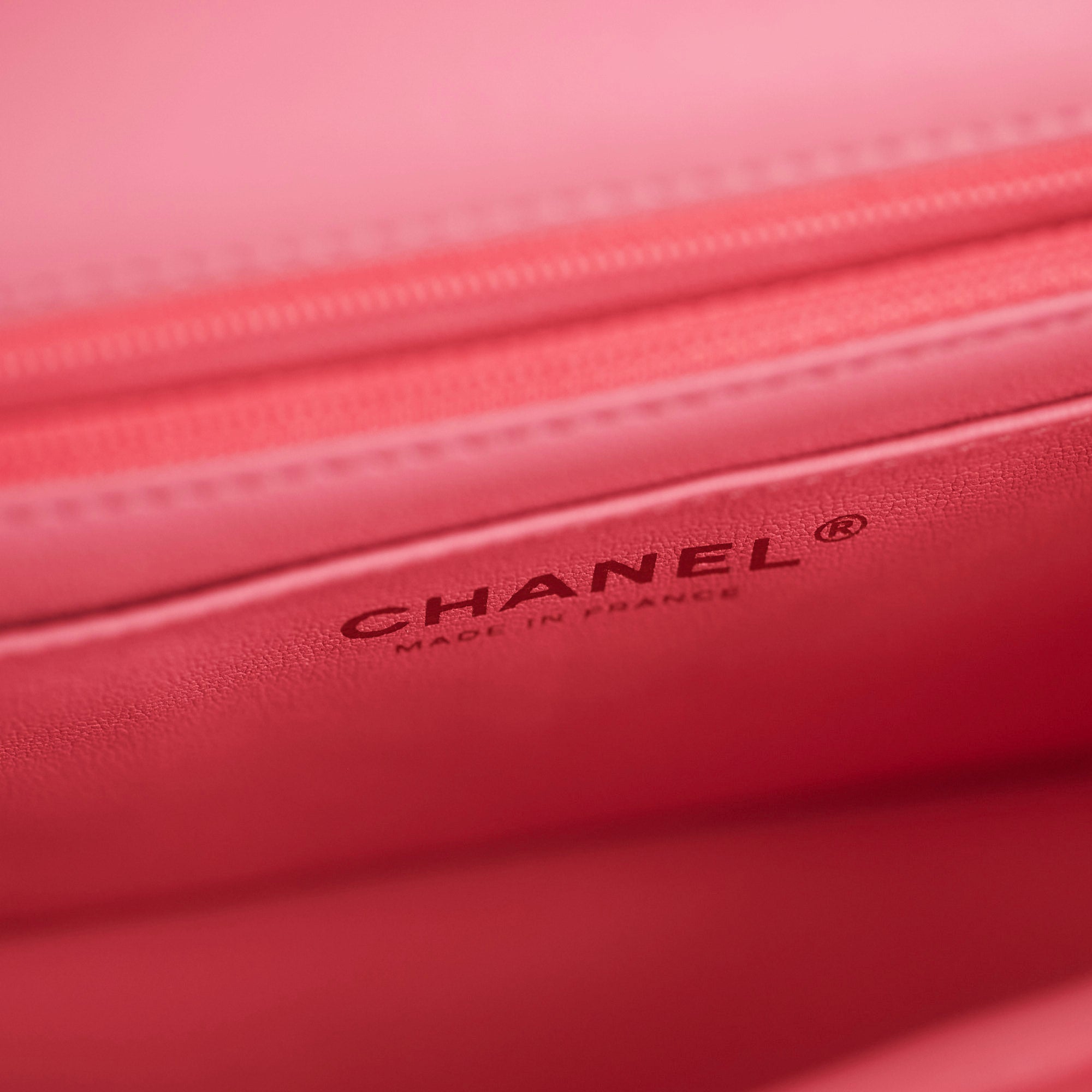 Chanel Mini Rectangular Top Handle Rose (Microchipped)
