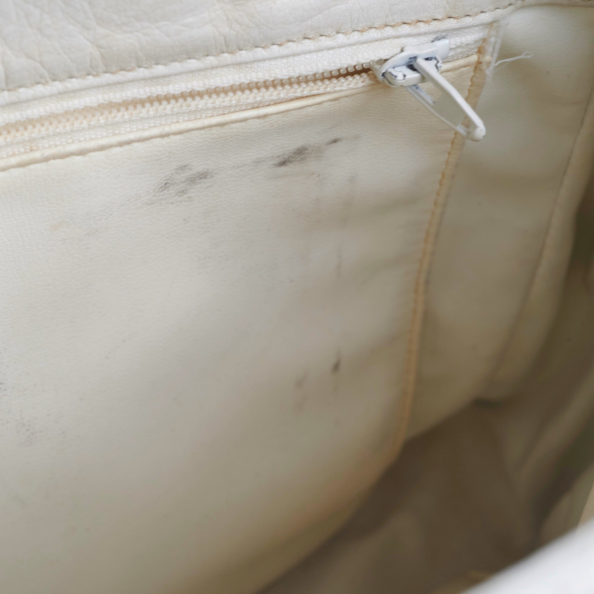 Chanel Vintage White Tote Bag