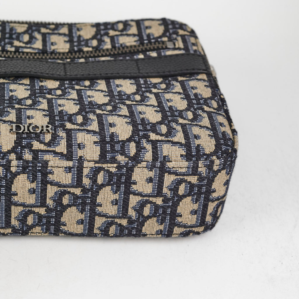 Dior Safari Oblique Messenger Bag Navy