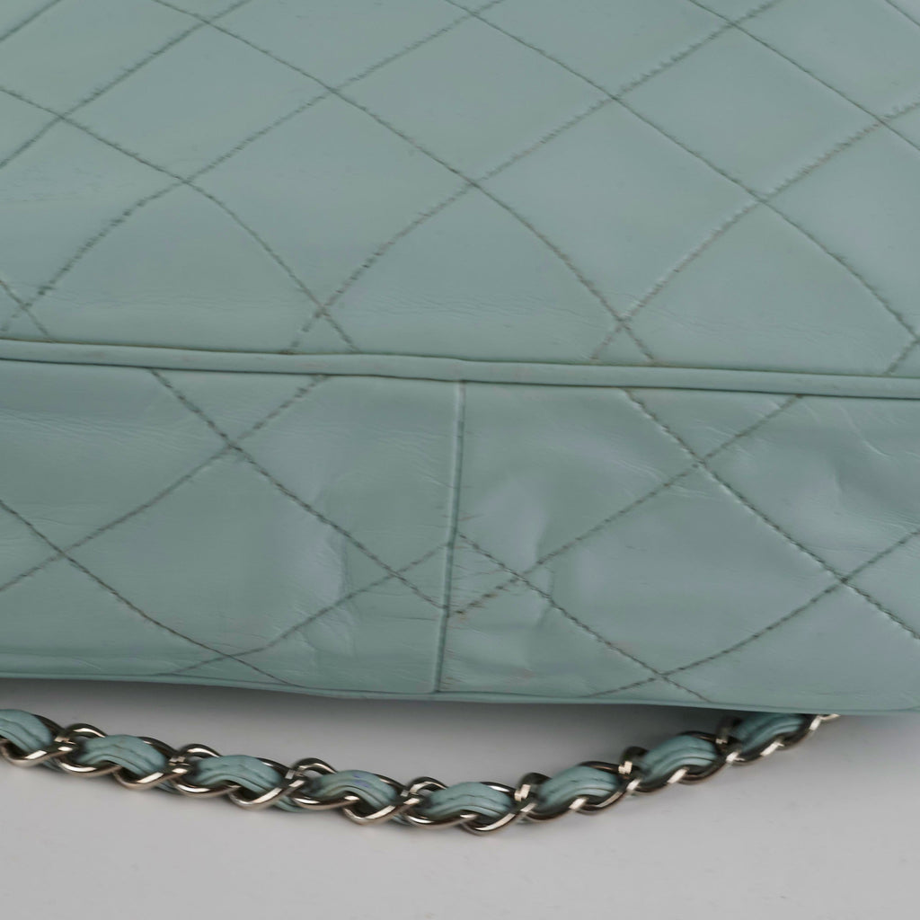Chanel Vintage Camera Bag Light Blue (Recoloured)