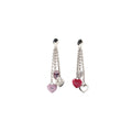 Christian Dior Hearts Earrings Costume Jewellery