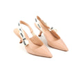 Dior Slingback Heels Beige 36