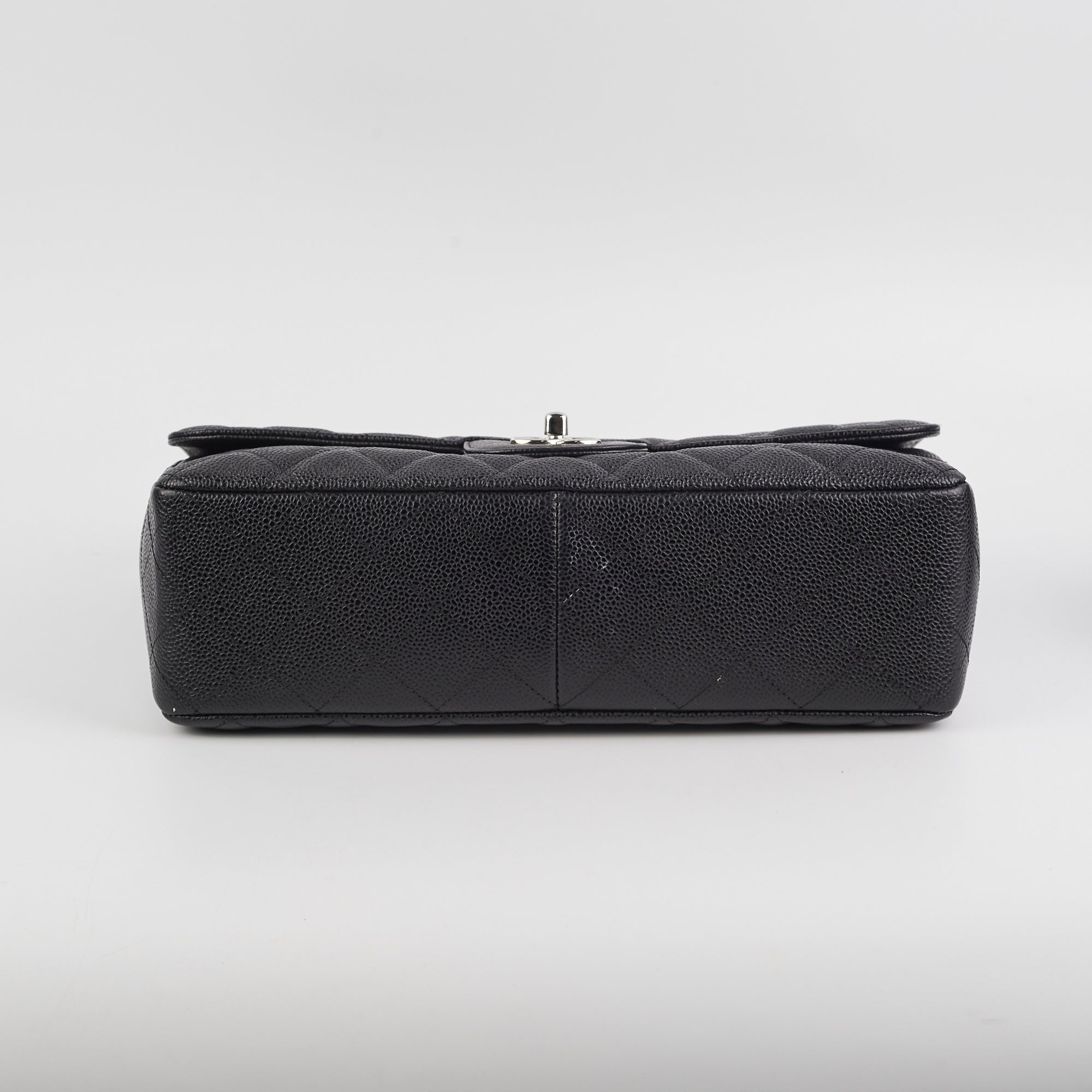 Chanel Single Flap Jumbo Caviar Black