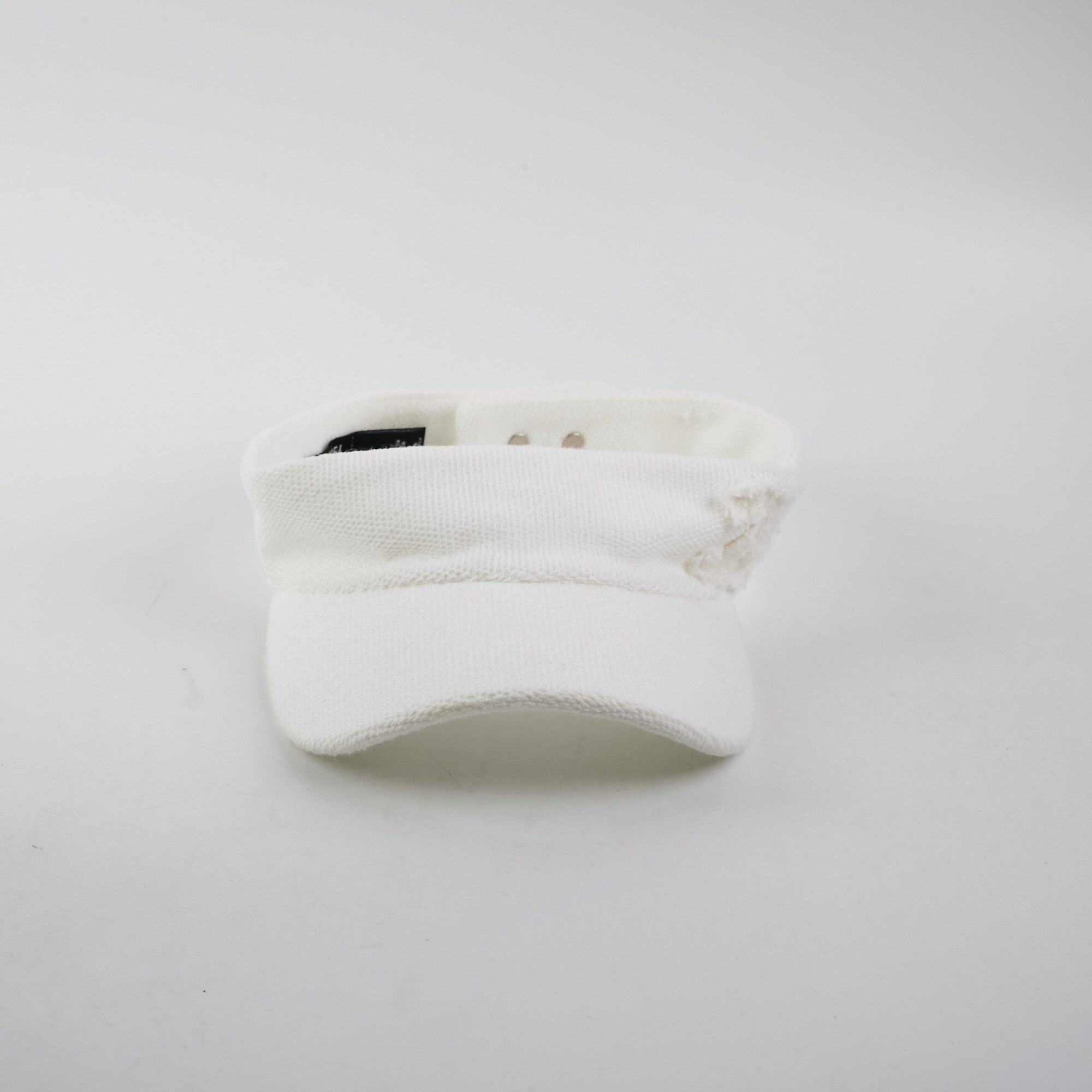 Chanel White Sun Visor Hat