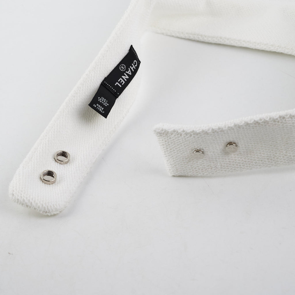 Chanel White Sun Visor Hat