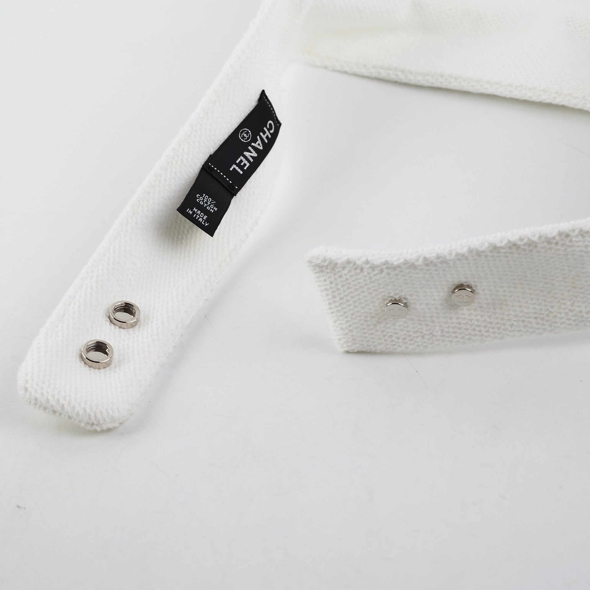 Chanel White Sun Visor Hat