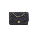 Chanel Classic Jumbo Caviar Black Single Flap