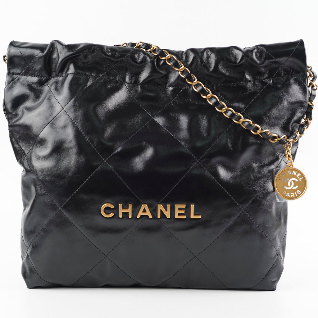 Chanel 22 Small Calfskin Black