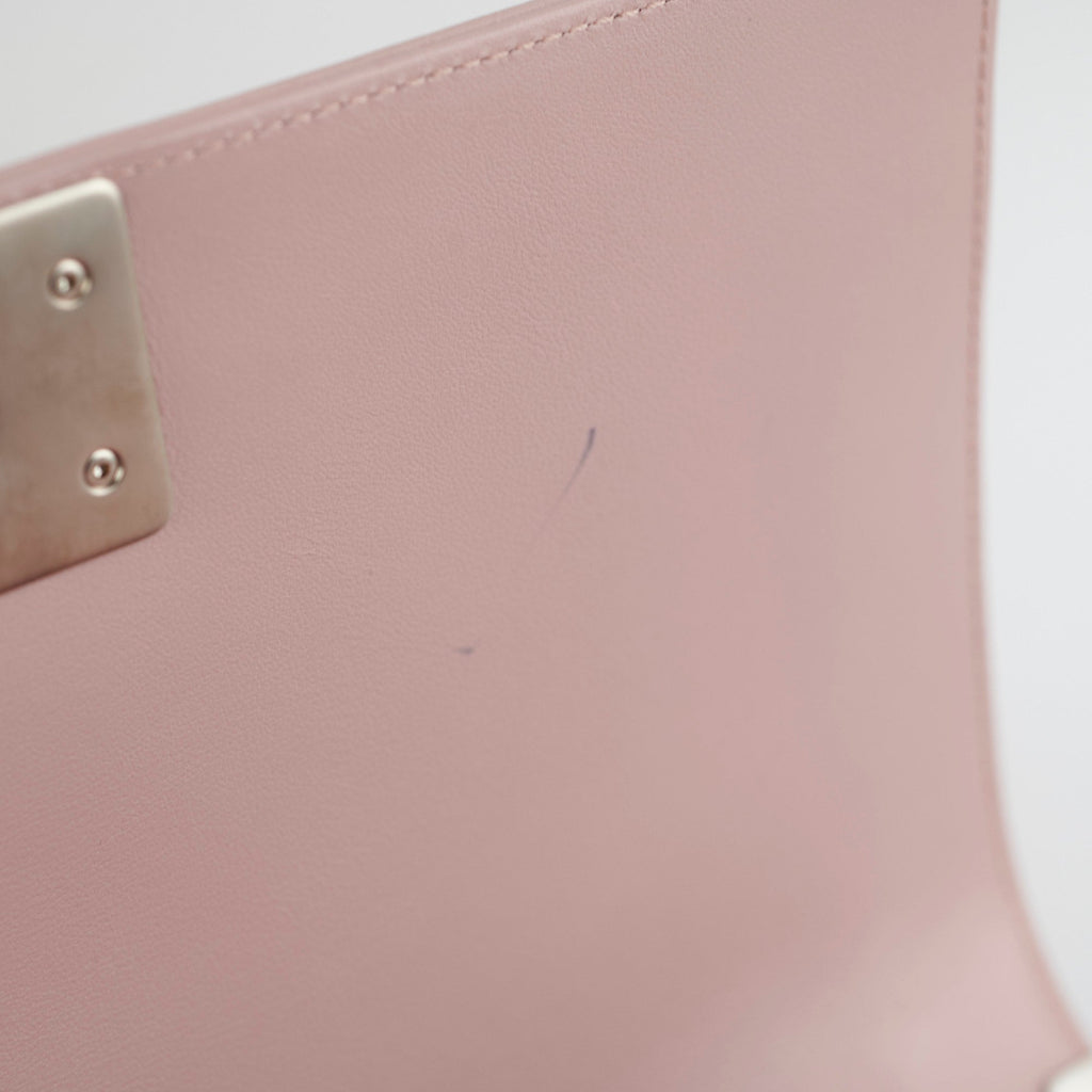 Chanel Calfskin Old Medium Boy Pink