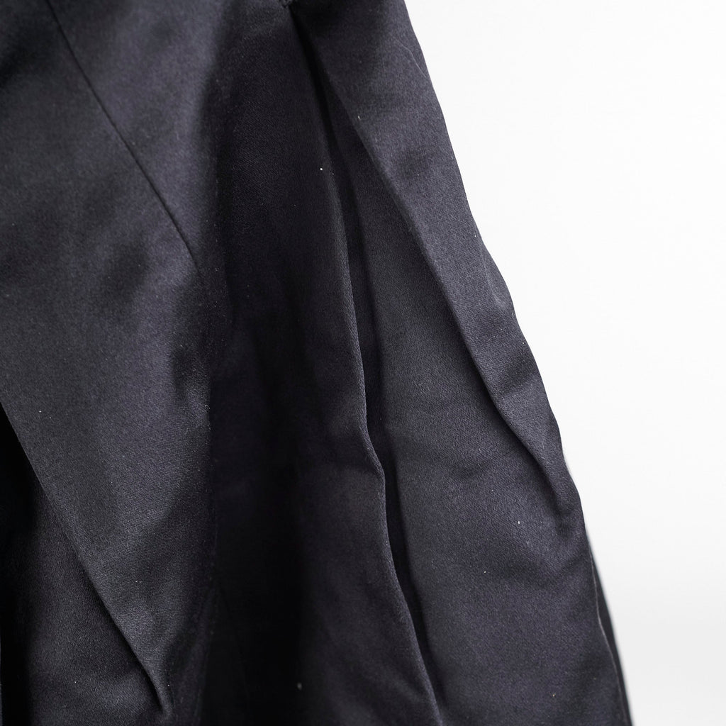 Chanel Black Silk Sequin Long Skirt Size 40