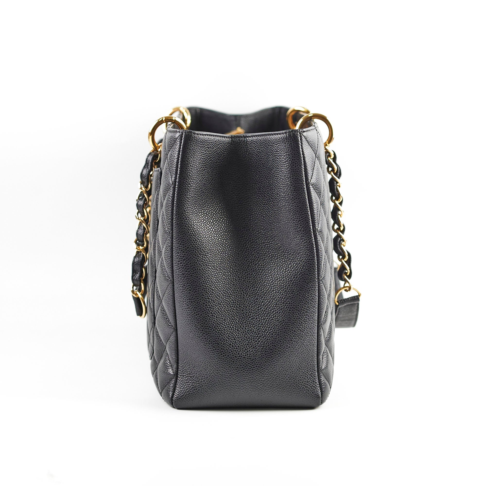 Chanel GST XL Black Caviar Series 17
