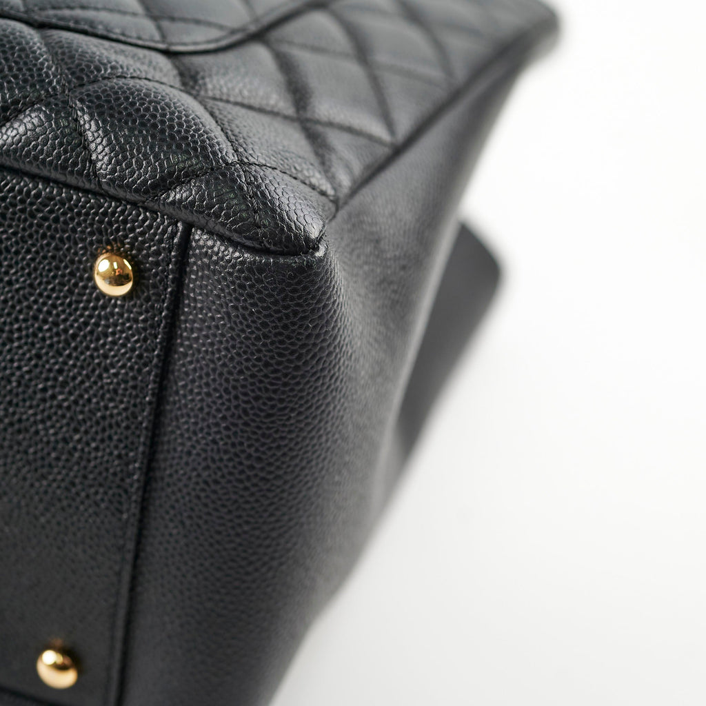 Chanel GST XL Black Caviar Series 17