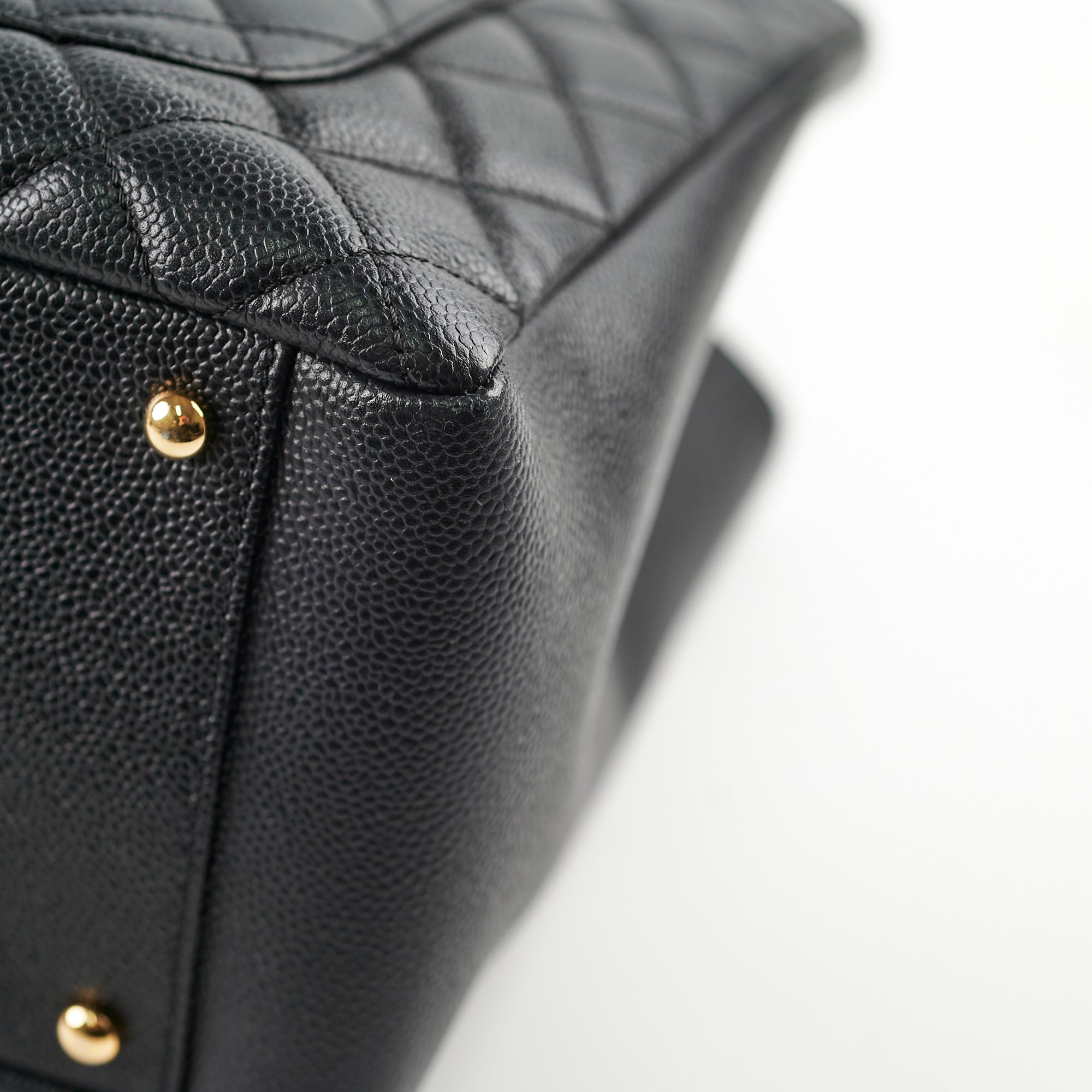 Chanel GST XL Black Caviar Series 17